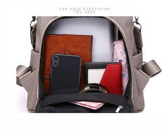 Waterproof Women Small Shopping Backpacks Shoulder Bag
