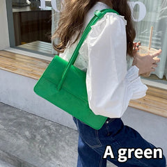 Retro PU Leather Women Small Tote Shoulder Bag