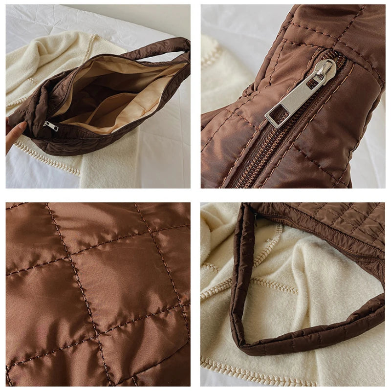 Soft Down Shoulder Bag Classic Girls Hobo Bag