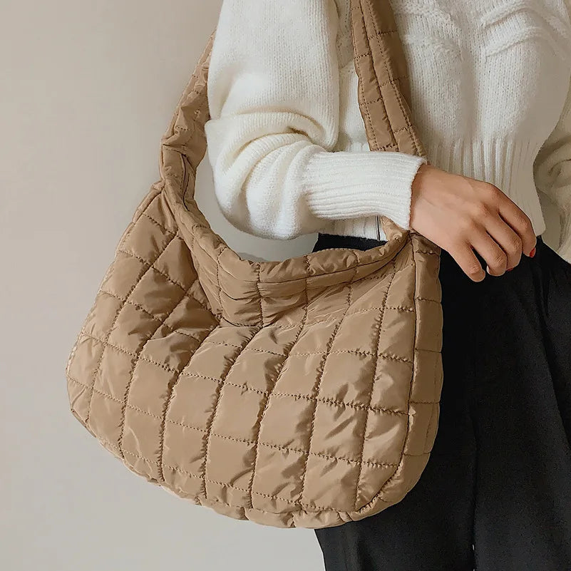 Soft Down Shoulder Bag Classic Girls Hobo Bag