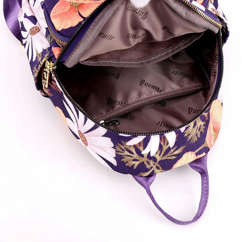 Soft Nylon Small Backpack for Teenage Girls
