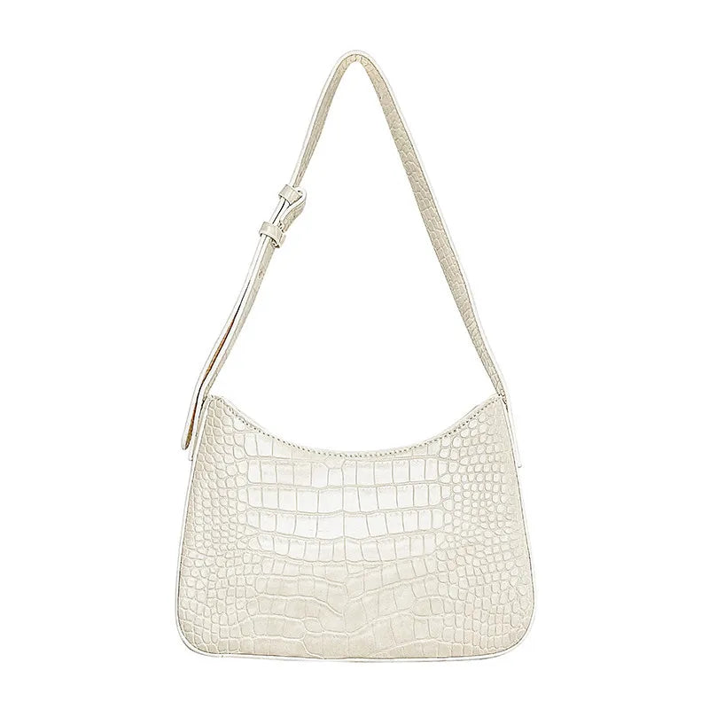 Women Totes Small PU Leather Underarm Shoulder Side Bags Female Solid Handbags