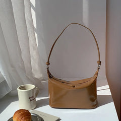 Women Soft PU Leather Shoulder Side Bags Solid Travel Handbags Purses