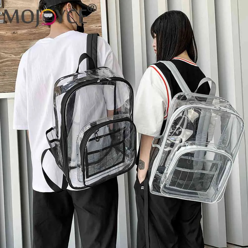 Women Transparent Layers Knapsack Backpacks