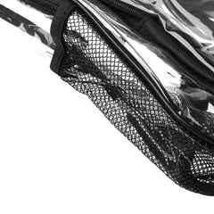 Women Transparent PVC Clear Backpack Travel Shoulder Bag