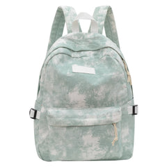 Tie Dye School Backpack Women Travel Handbag