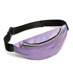 Glitter Multicolor Waist Pack Fanny Pack Money Belt Wallet