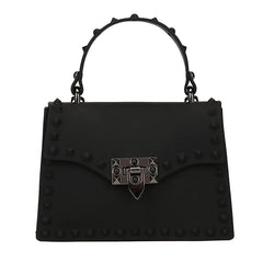 Vintage Rivet Messenger Bag Solid Shoulder Bolsos