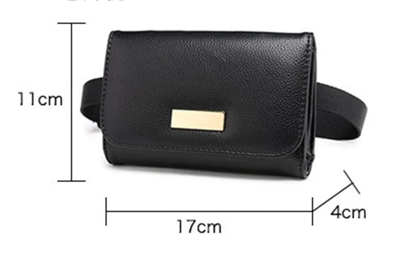 High PU Leather Fanny Pack Waist Bag for Women