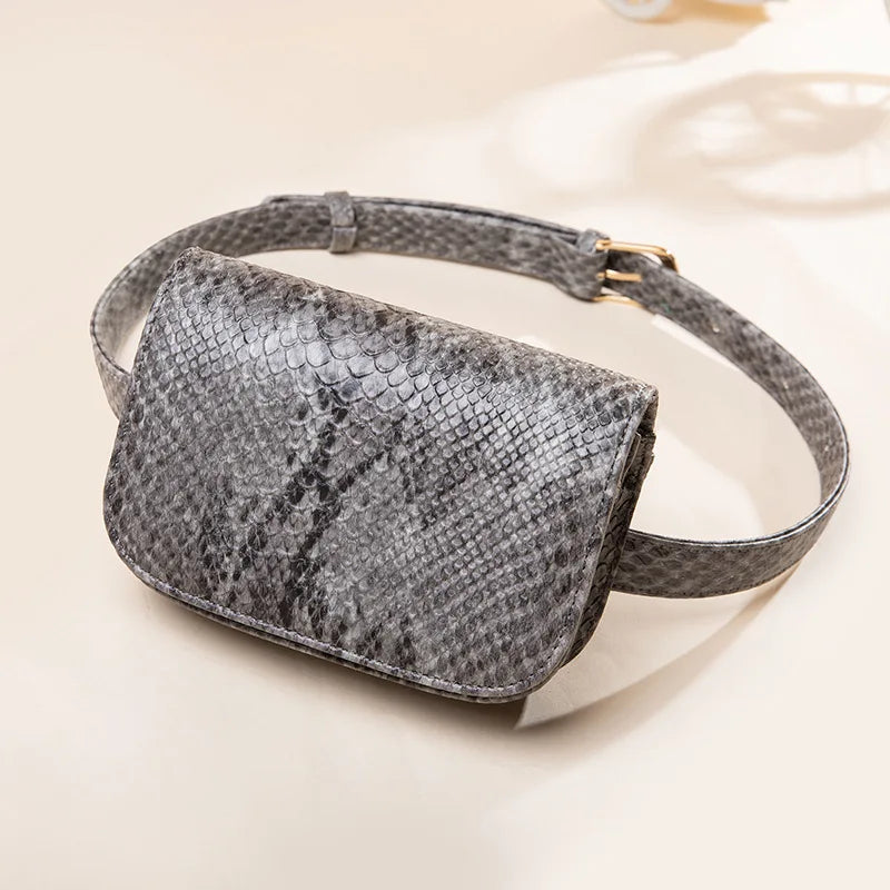 Women Waist Pack PU Leather Belt Waist Bag Phone Case