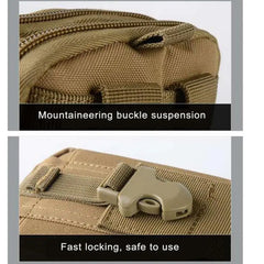 Women Waist Packs Outdoor Survival Molle Pouch Military Tactical Waist Pack Emer