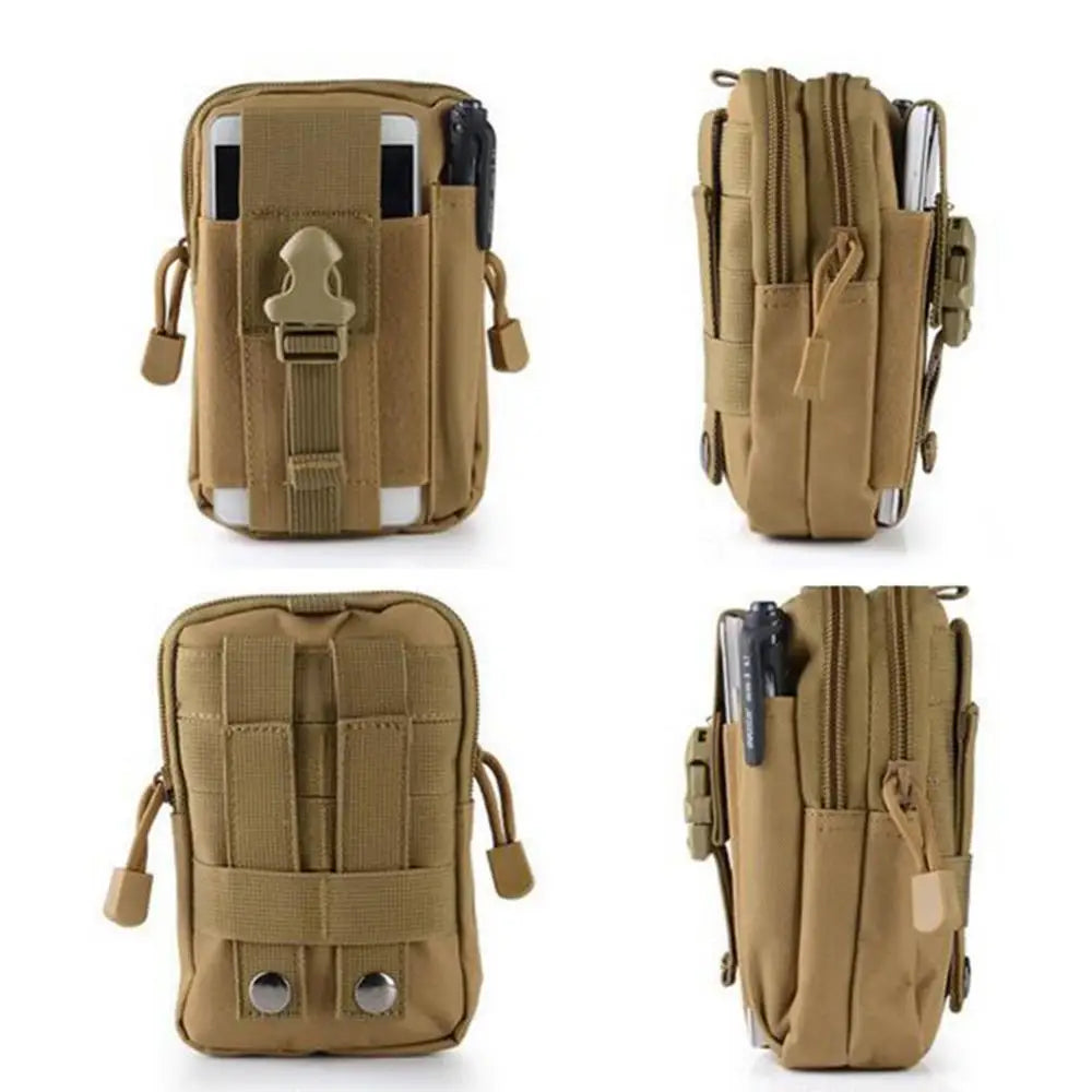 Women Waist Packs Outdoor Survival Molle Pouch Military Tactical Waist Pack Emer