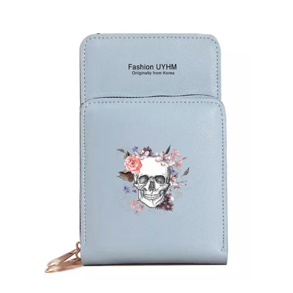 Women Wallets Touch Screen Phone Bag Shoulder Messenger