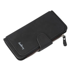 Double Zipper Clutch Purse Wristlet Handbags
