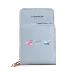 Women Wallets Touch Screen Mobile Phone Bag Leather Card Pack