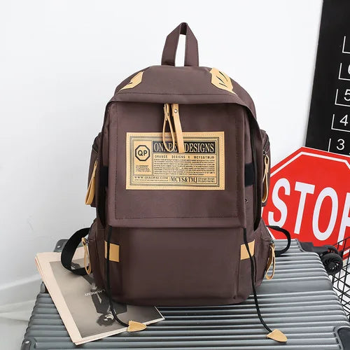 Large Capacity Multi-Pocket Backpack for Couples Traveling