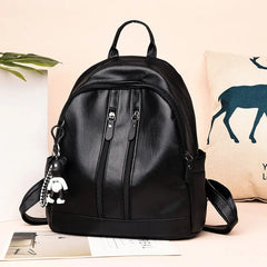 Women's Leather Backpack Travel Rucksack Shoulder Bag