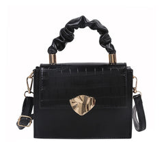 Women's Stone Pattern PU Leather Shoulder Bag Envelope Crossbody Handbag