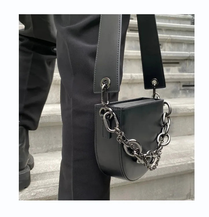 Women's Chain Armpit Bag Messenger Handbag Casual Shoulder Bag