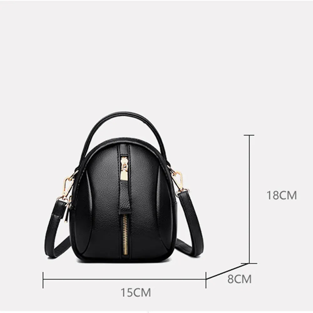 Women's Leather Shoulder Bag Casual Ladies Messenger Bag