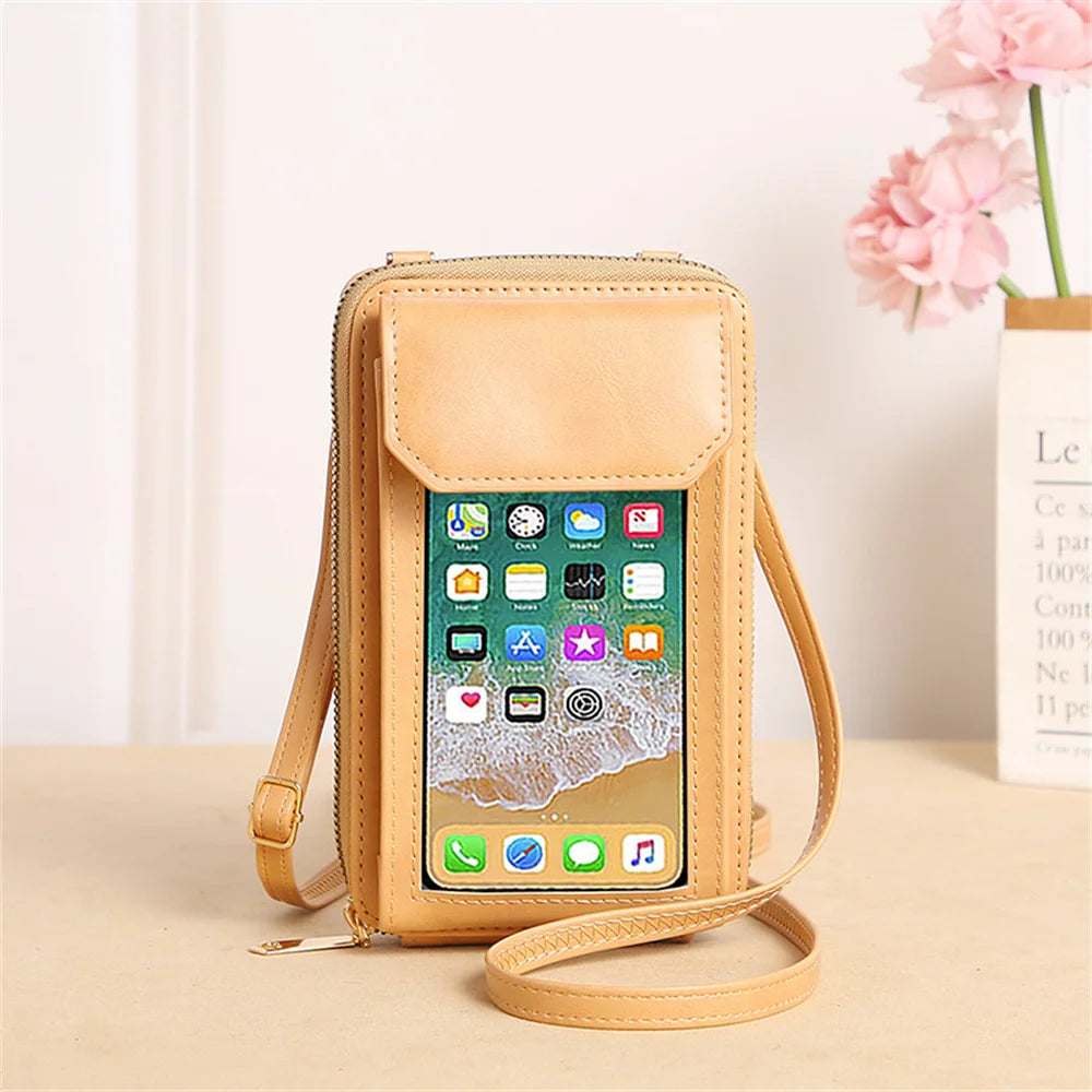 Women's Touch Screen Crossbody Cell Phone Bag Purses Wallet