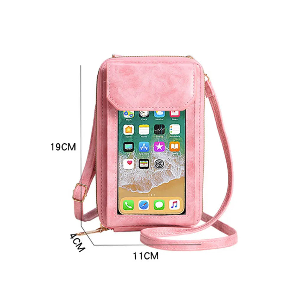 Women's Touch Screen Crossbody Cell Phone Bag Purses Wallet
