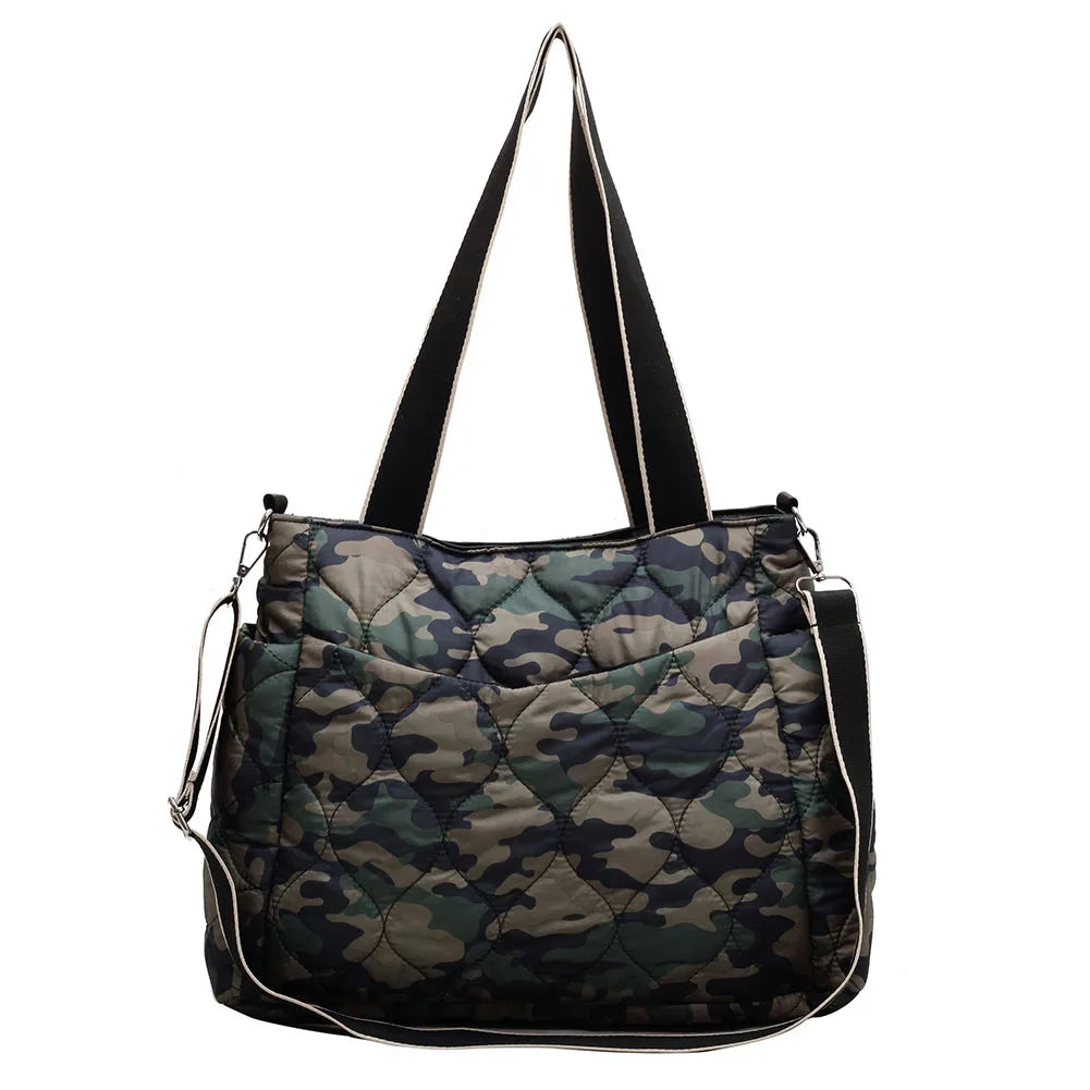 Women's Large Capacity Cotton Shoulder Crossbody Bag