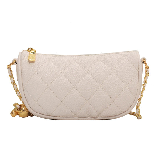 Women's PU Leather Handlebag Messenger Bag Zipper Armpit Handbag Rainbow