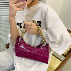 Crocodile Pattern Armpit Bag Purses & Handbags Tote Bag