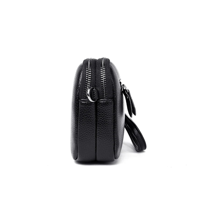 Leather Crossbody Shoulder Bag Solid Color Small Handbag