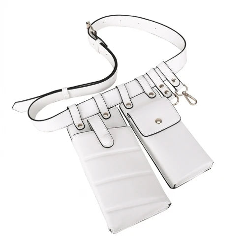 Women's Leather Waist Bag Fanny Pack Streetwear Chest Pack