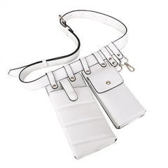 Women's Leather Waist Bag Fanny Pack Streetwear Chest Pack