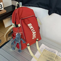 Women's Large Capacity Backpack Waterproof Nylon Travel Bag