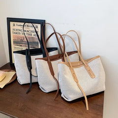 Women's Canvas Messenger Handbag Large Capacity Shoulder Handbags