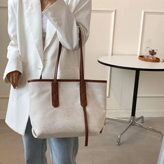 Women's Canvas Messenger Handbag Large Capacity Shoulder Handbags