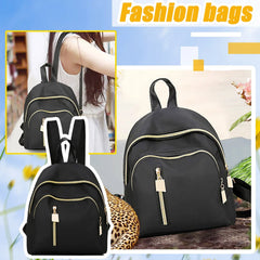 Women's Leather Backpack Teenage Girls School Bag Lady Mochila