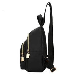 Women's Leather Backpack Teenage Girls School Bag Lady Mochila