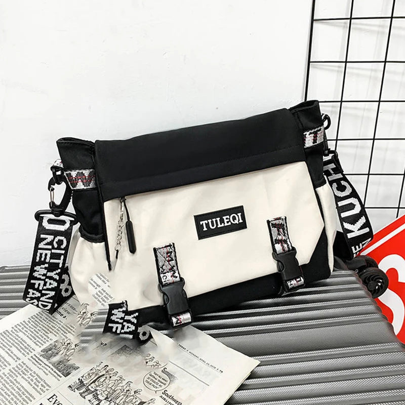 Japanese Style Large Capacity Messenger Bag for Women