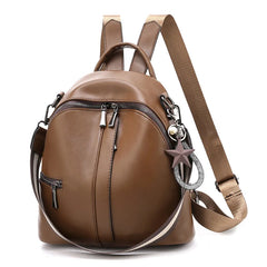 Women's Outdoor Zipper School Bag for Teenage Girls Travel Bag