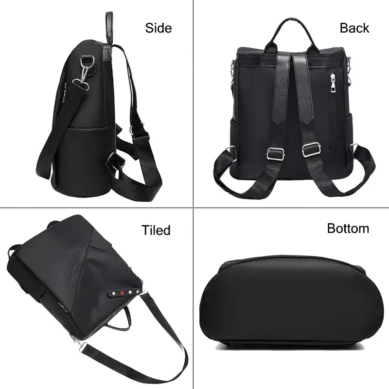 Women's Oxford Backpacks Teenage Girl School Bags Lady Casual Backpack