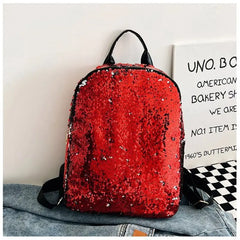 Women's Sequin Backpack Leisure Travel Bag