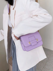 Women's Casual Flap Shoulder Bag Pu Leather Crossbody