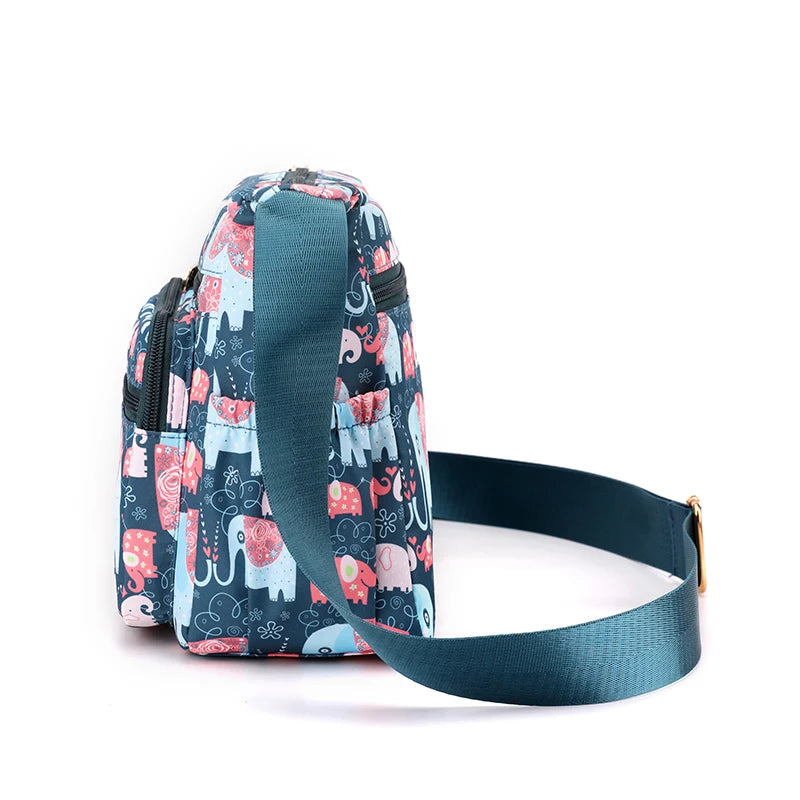 High Nylon Ladies Crossbody Bag Waterproof Messenger Bags for Women