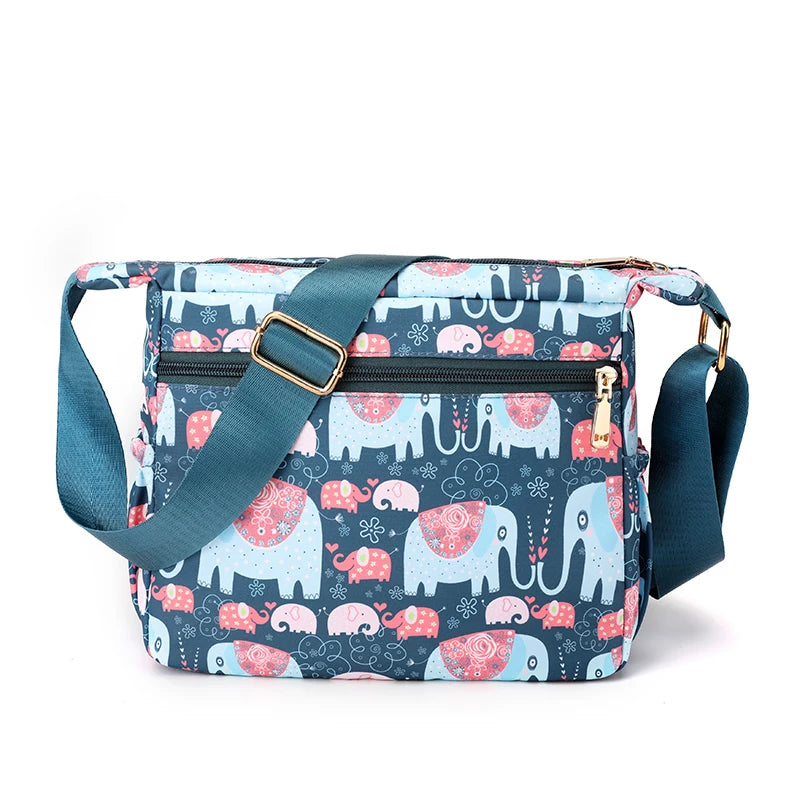 High Nylon Ladies Crossbody Bag Waterproof Messenger Bags for Women