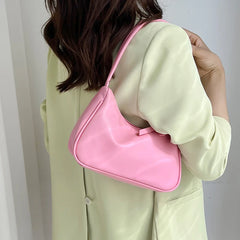 Women's Shoulder Underarm Bags Soft PU Handbags All-match Totes