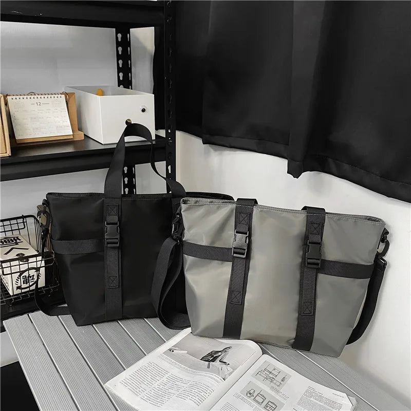 Women's Tote Shoulder Bag Large Capacity Handbag Solid Female Shopper Bags