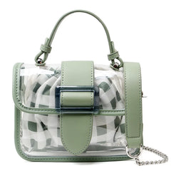 Women's Transparent Jelly Bag Stylish Splicing Candy Armpit Bag