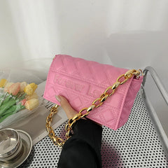 Women's Shoulder Bag Chain Flap Letter Handbag Shopper