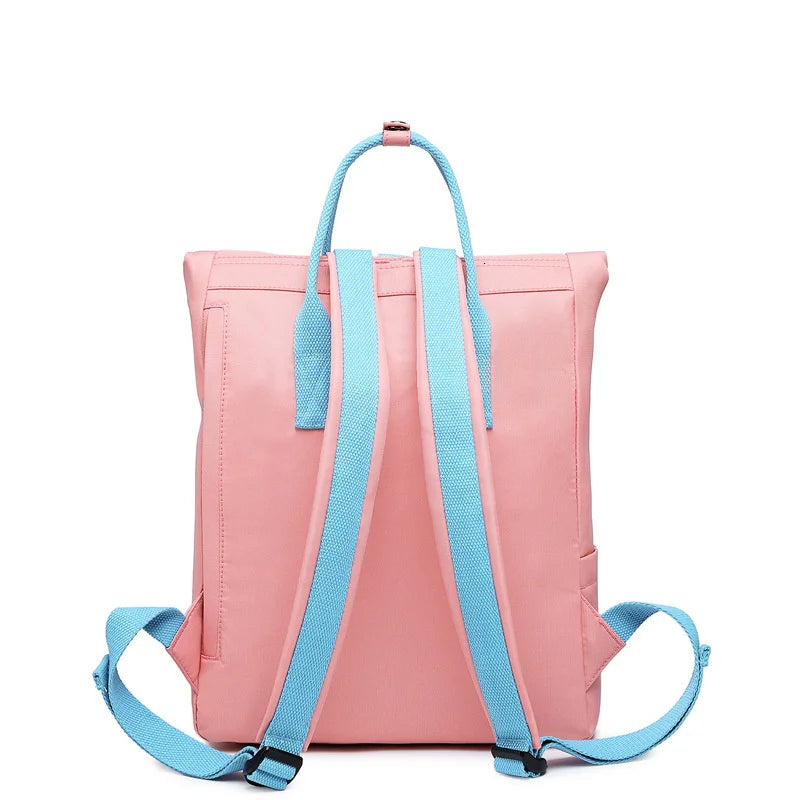 Youth Canvas Backpack Tablet Bag Student Bag