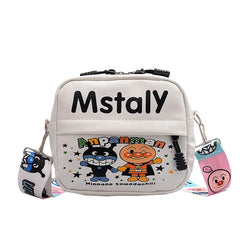 Autumn Winter Printed Shoulder Bag Women's Broadband Student Version